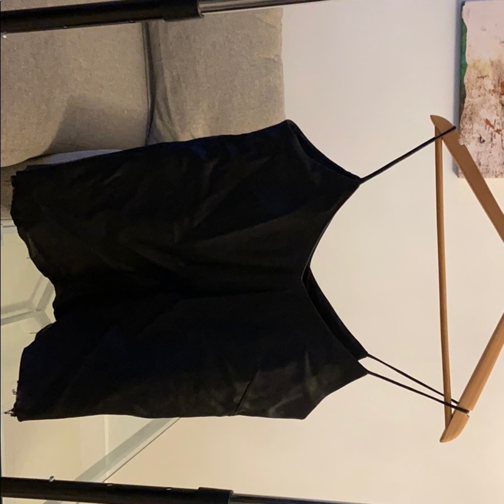 Leather tank top
